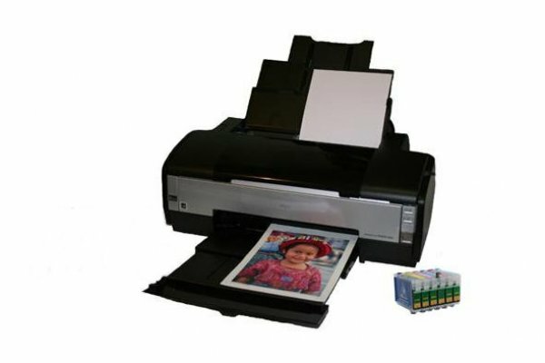 Цветной принтер Epson Stylus Photo 1410 с перезаправляемыми картриджами