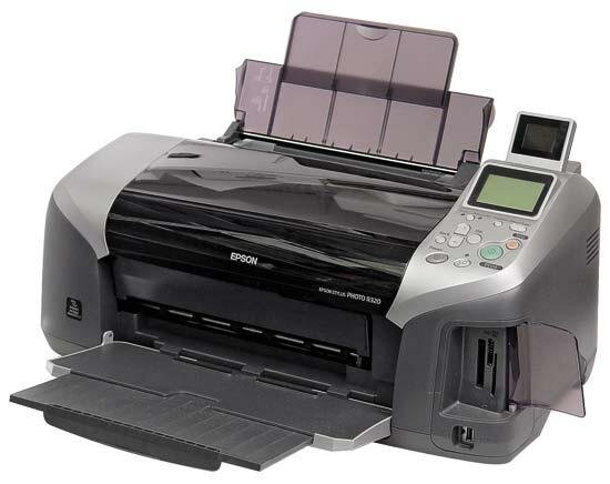 Цветной принтер Epson Stylus Photo R320 с перезаправляемыми картриджами