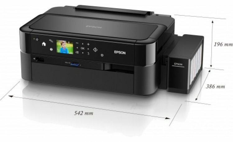 Принтер Epson L810 с оригинальной СНПЧ и чернилами INKSYSTEM
