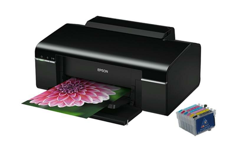 Цветной принтер Epson Stylus Photo P50 с перезаправляемыми картриджами