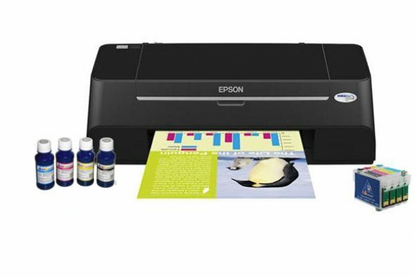 Цветной принтер Epson Stylus T27 с перезаправляемыми картриджами