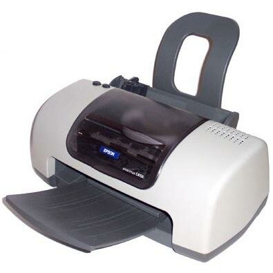 Цветной принтер Epson Stylus C41 с перезаправляемыми картриджами