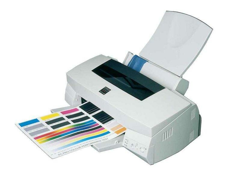 Цветной принтер Epson Stylus Photo 750 с перезаправляемыми картриджами